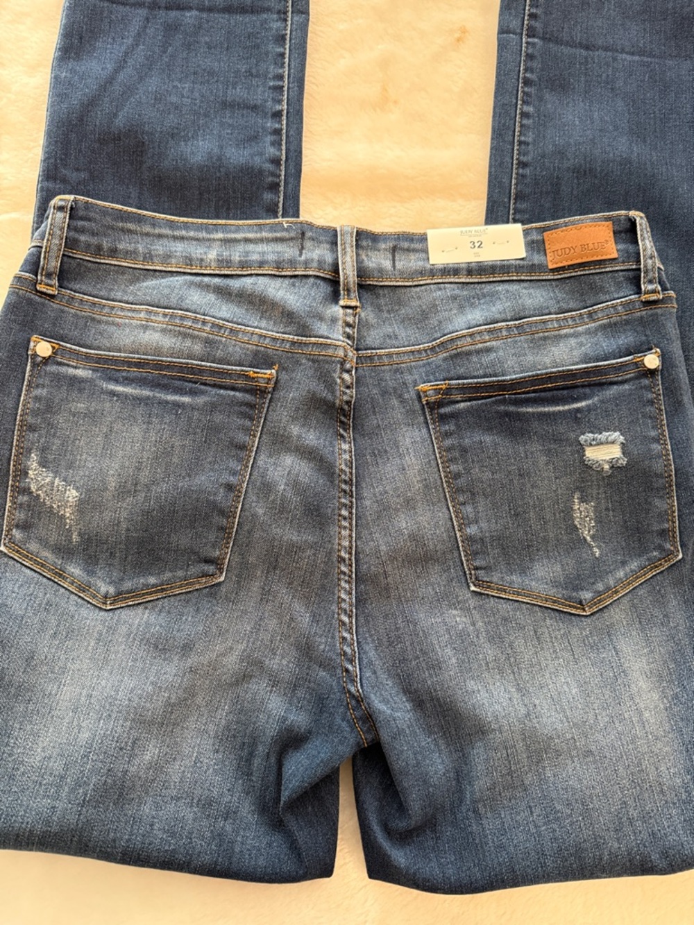 NWT - Judy Blue Ellianna Straight Jeans – Size 32 (14) Denim - Picture 5 of 15